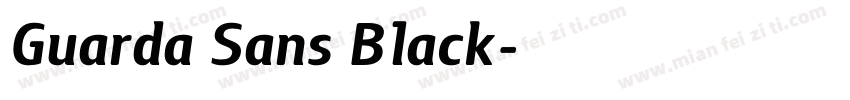 Guarda Sans Black字体转换